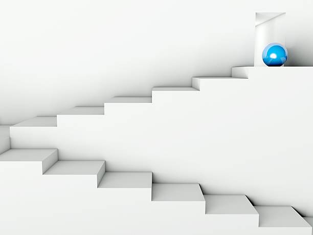 istock Stairs Way to Success, 3d business concept 185479679