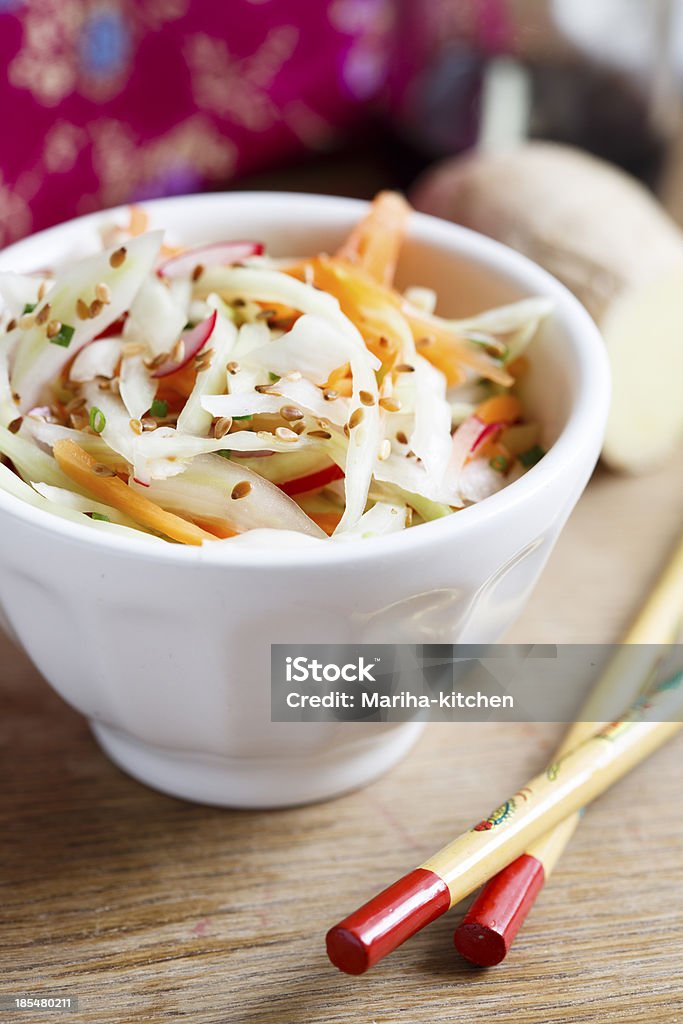 Asian salad Asian salad with sesame seeds Asian Culture Stock Photo