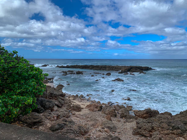 istock Along the coastline of Oahu, Hawai’i. 1854817517