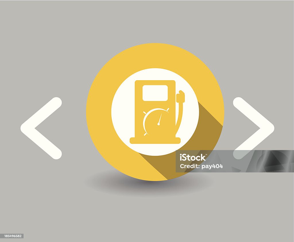 Icono de llenado - arte vectorial de Bomba de combustible libre de derechos
