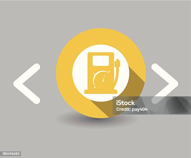 Ilustración de Icono De Llenado y más Vectores Libres de Derechos de Bomba de combustible - Bomba de combustible, Coche, Contaminación ambiental