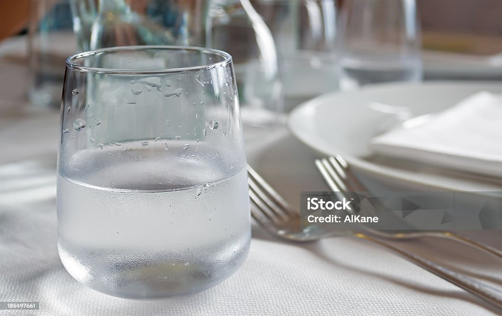 Gotas en vidrio - Foto de stock de Agua libre de derechos