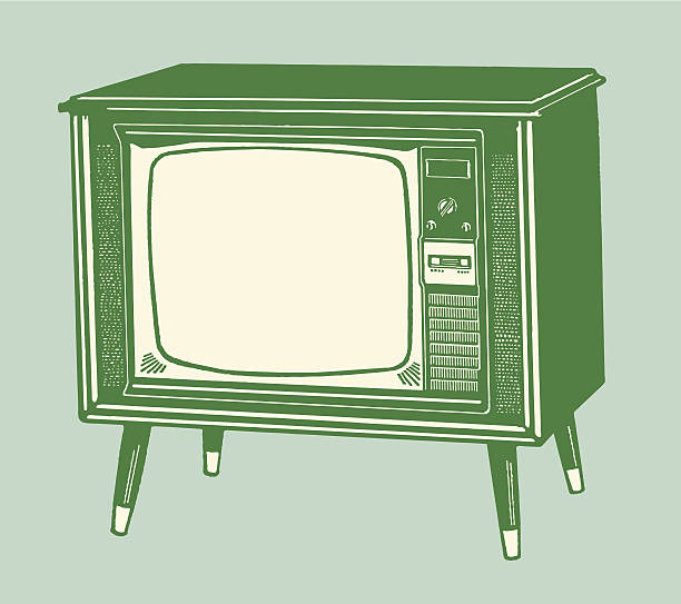 Television Set Television Set television industry illustrations stock illustrations