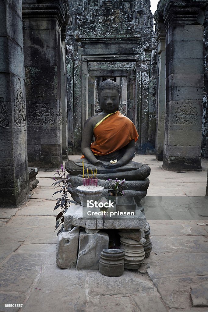 Temple de Bouddha dans le temple d'Angkor Wat, Cambodge - Photo de Adulte libre de droits