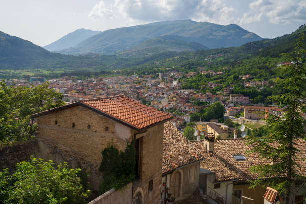 istock Celano, historic town in Abruzzo, Italy 1855046348
