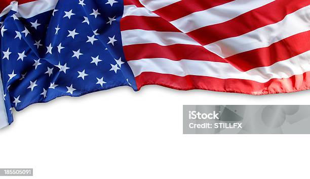 American Flag Stock Photo - Download Image Now - American Flag, Close-up, Color Image