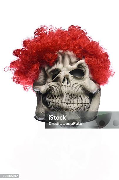 Rotes Haar Ghost Maske Stockfoto und mehr Bilder von Perücke - Perücke, Schockiert, Accessoires