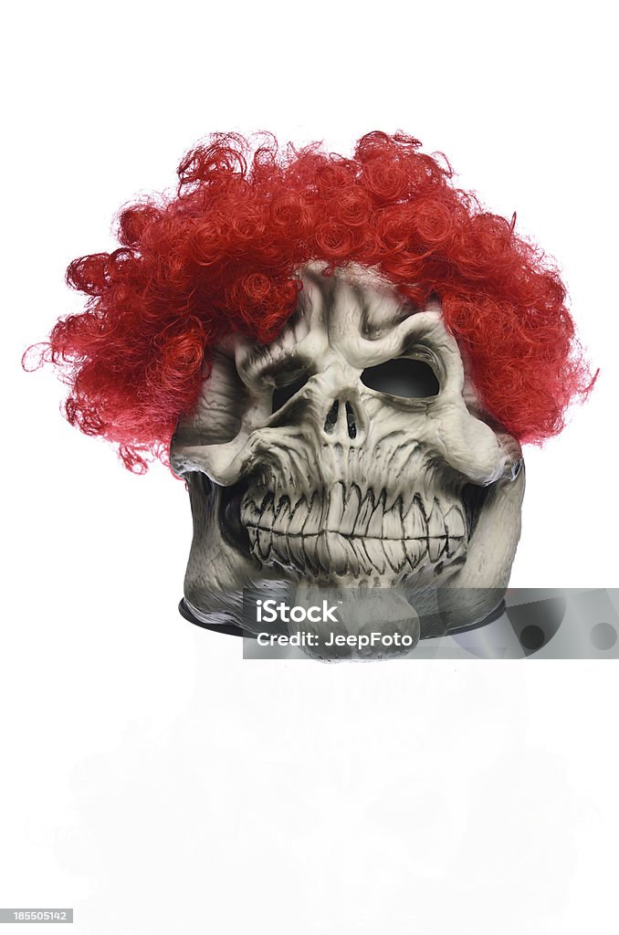 Rosso fantasma Maschera - Foto stock royalty-free di Parrucca