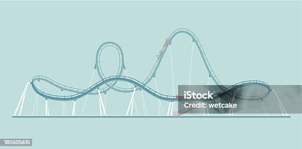Rollercoaster Stock Illustration - Download Image Now - Rollercoaster, Amusement Park, Vector