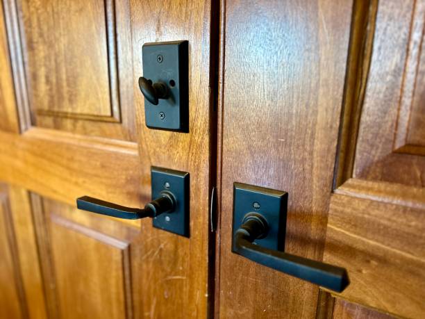 istock Door Handles and Deadbolt 1855083328