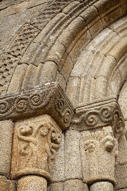 istock Romanesque church entrance 185511314