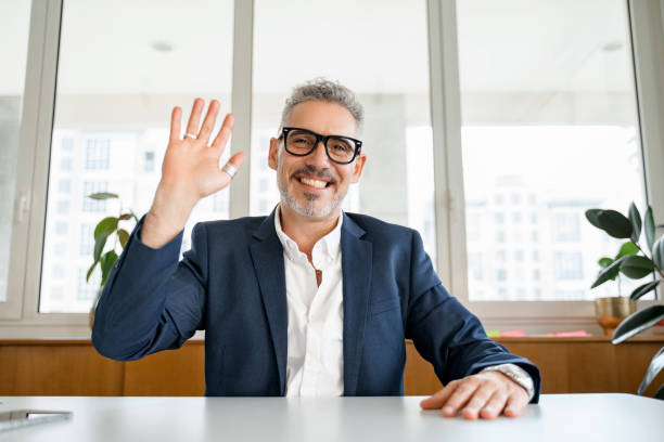 istock Cheerful modern mature 50s businessman 1855113318