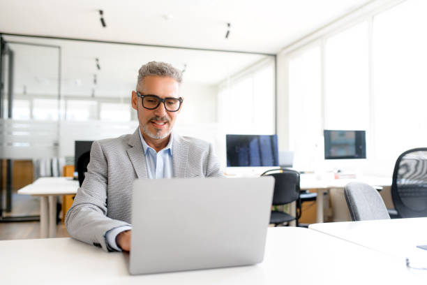 istock Mature male employee 1855113811