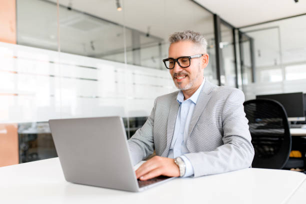 istock Mature male employee 1855113817