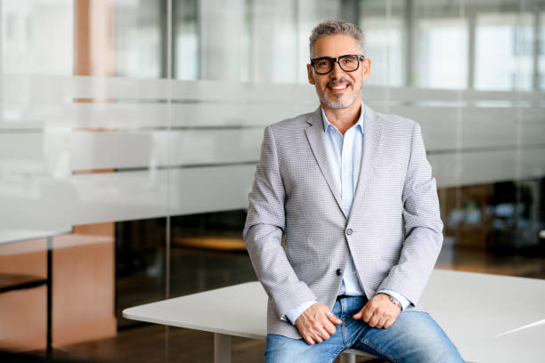 istock Mature male employee 1855113825