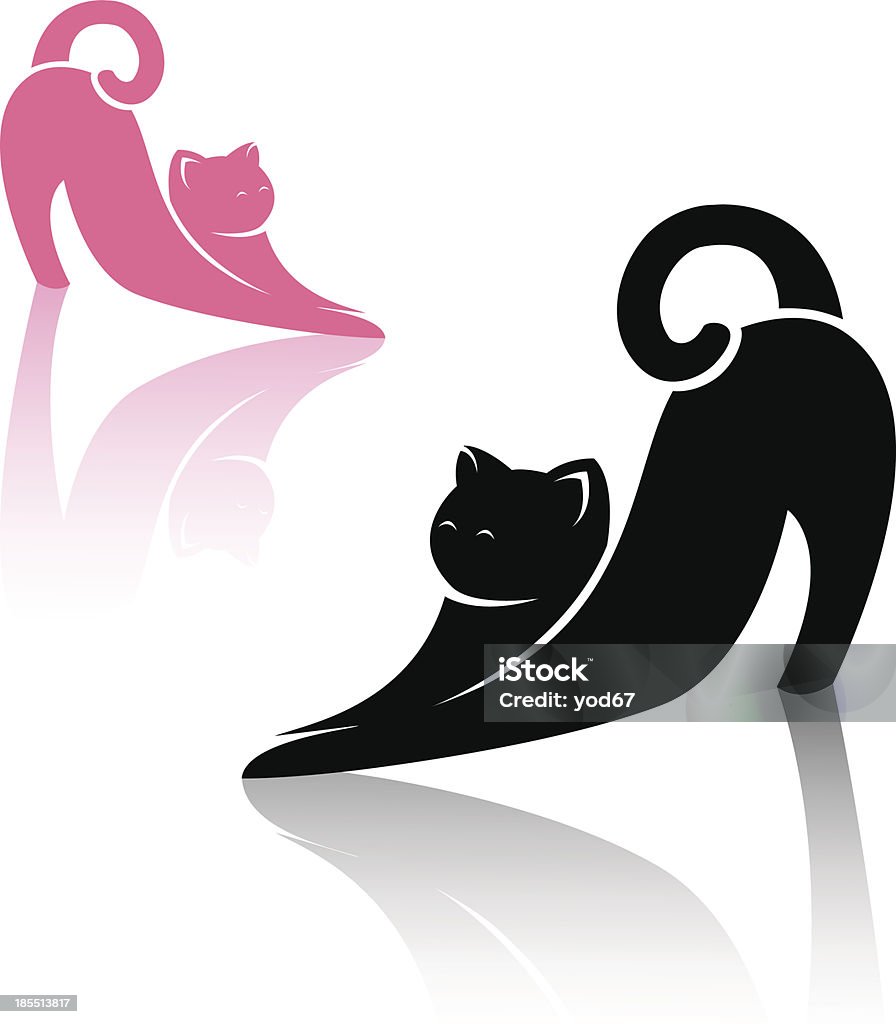 Vector image of an cat Vector image of an cat on white background Animal stock vector
