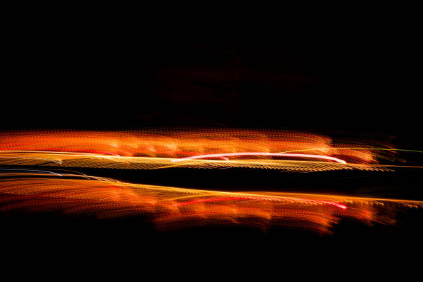 I was able to use the multiple Christmas Lights  displays around my neighborhood to created these abstract images.