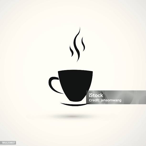 Cup Of Coffee Icon Stock Illustration - Download Image Now - Abstract, Aromatherapy, Black Color