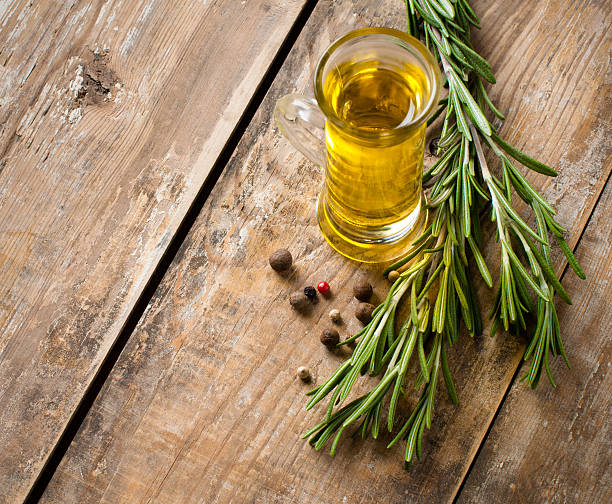 istock Cooking oil and fresh rosemary 185520852