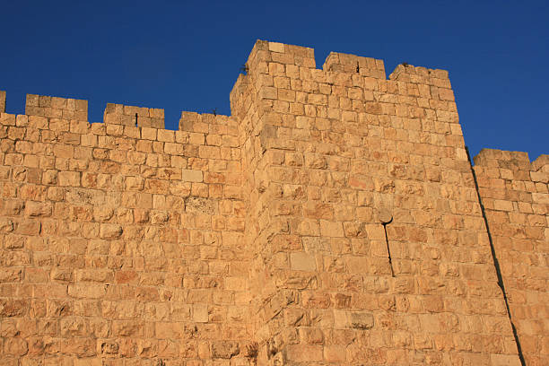istock City wall of Old Jerusalem, Israel. 185521420
