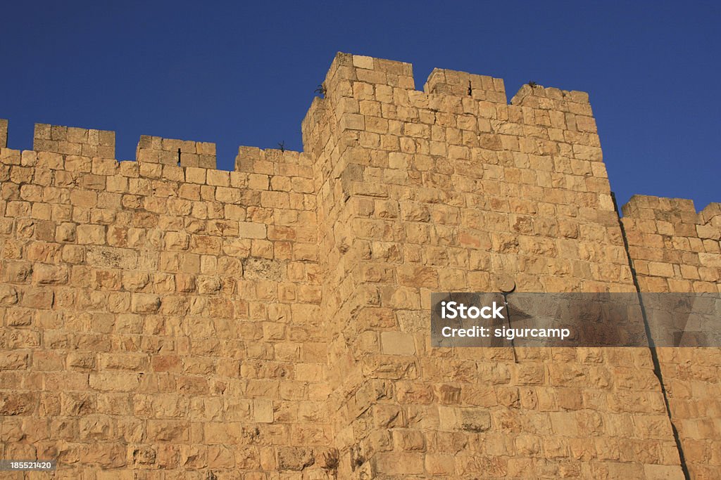 Parede da Cidade Velha de Jerusalém, Israel. - Royalty-free Ao Ar Livre Foto de stock