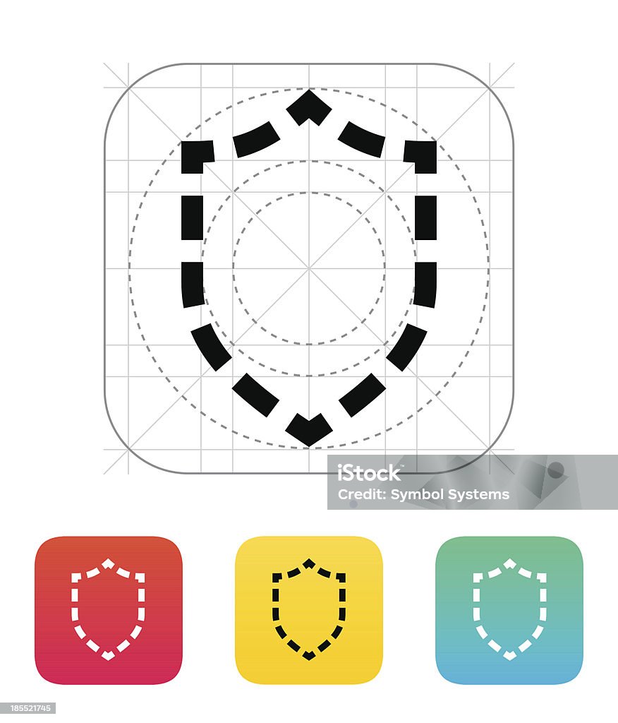 Bouclier emblématique. - clipart vectoriel de Bouclier libre de droits