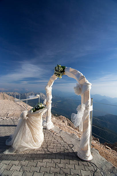 istock Wedding Accessories and Supplies against the blue sky 185524664