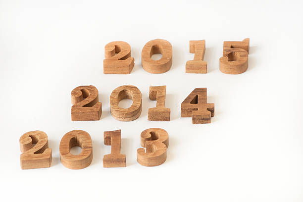 istock 2013, 2014 and 2015 wooden numbers style 185526072