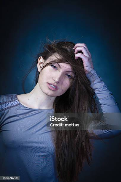 Studio Portrait Of Woman Stock Photo - Download Image Now - 20-24 Years, Activity, Adult