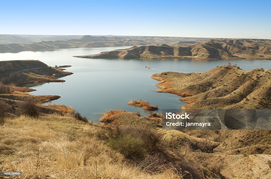 Ufer des dam - Lizenzfrei Farbbild Stock-Foto