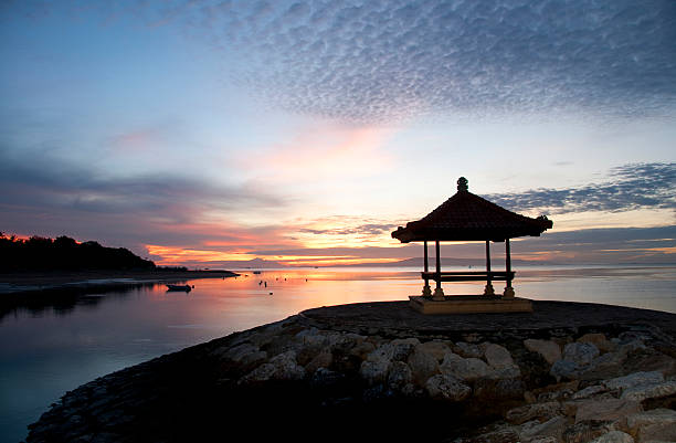 istock Sunrise on Sanur beach, Bali 185527638