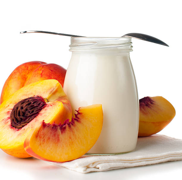 istock jar of yogurt and sliced 185528237