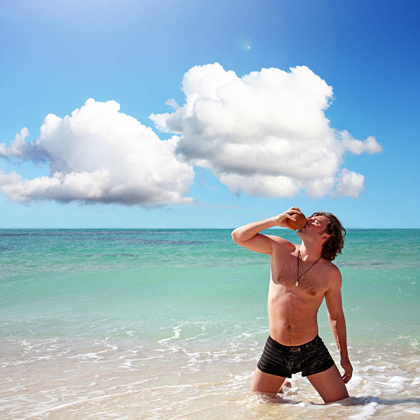 sexy boy posing stock photo