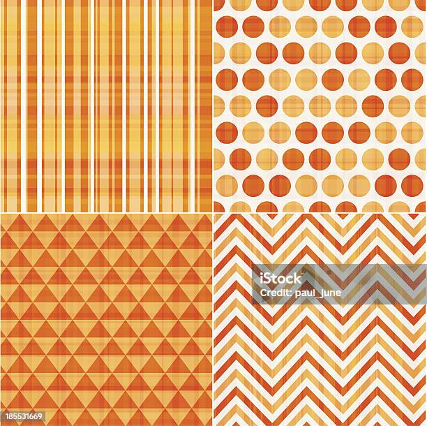 Sem Costura Textura Padrão De Fundo Laranja - Arte vetorial de stock e mais imagens de Abstrato - Abstrato, Bolinha, Branco