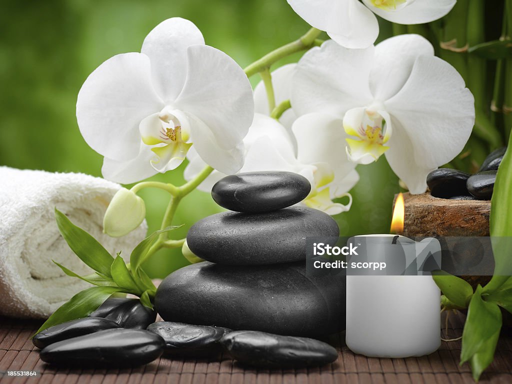Concepto del spa - Foto de stock de Aromaterapia libre de derechos