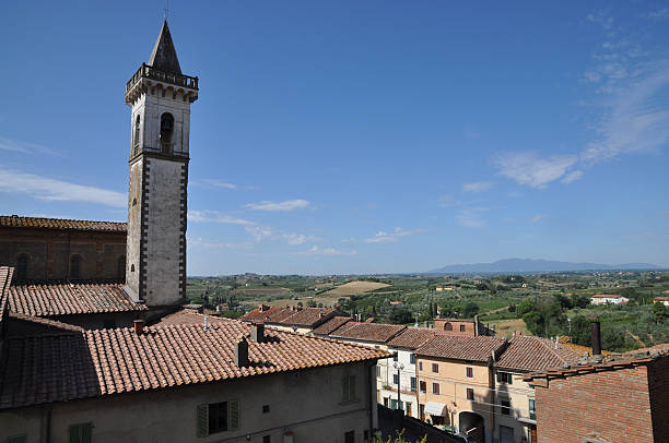 istock Church in Vinci, Tuscany, Italy 185531948