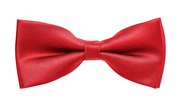 Bow tie Close up of red bow tie isolated on white background bow tie stock pictures, royalty-free photos & images