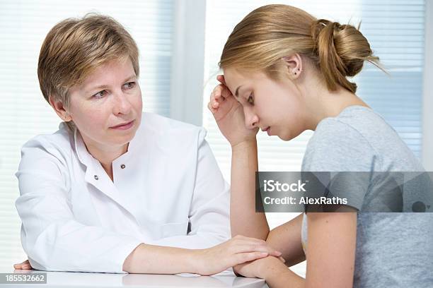 Conversation With A Therapist Stock Photo - Download Image Now - Adolescence, Teenager, Young Adult