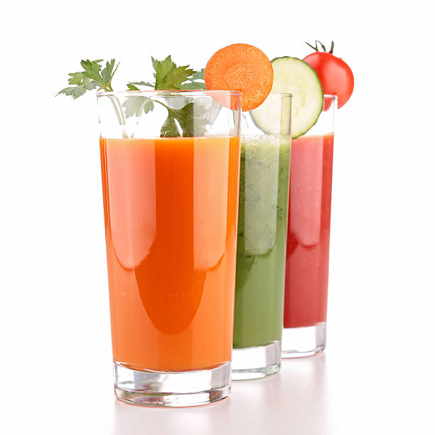 야채 주스 - vegetable juice juice carrot tomato 뉴스 사진 이미지