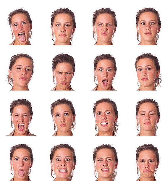 istock Beautiful Young Woman Collection of Expression 185533168