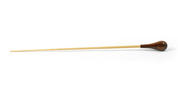 conductor's baton isolated on a white background conductor's baton isolated on a white background conductors baton photos stock pictures, royalty-free photos & images