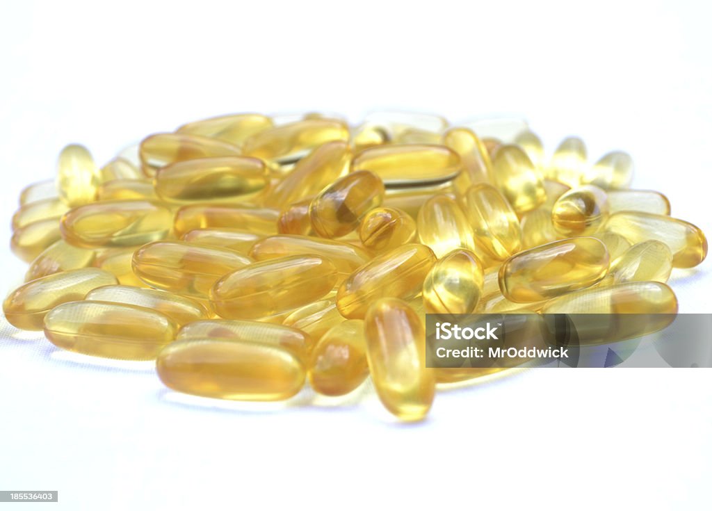 Omega 3 capsules - Photo de Complément vitaminé libre de droits