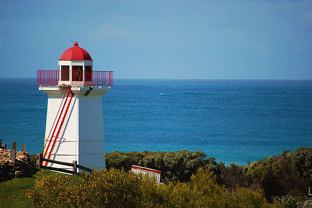 Lighthouse Great Ocean Road stock photo