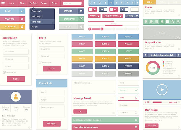 8,400+ Email Layout Template Illustrations, Royalty-Free Vector ...