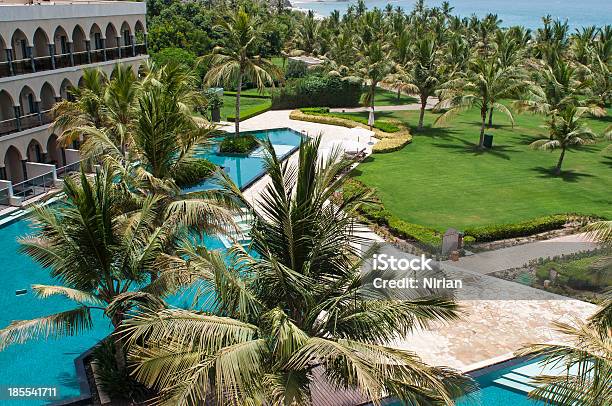 Tropischer Pool Stockfoto und mehr Bilder von Aktivitäten und Sport - Aktivitäten und Sport, Baum, Blau