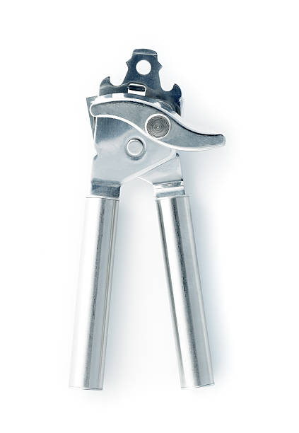 Various wine corkscrews on wooden table. Top view flat lay with copy space for your text