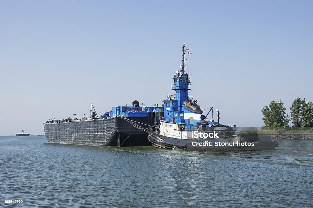 Downbound de Cuyahoga - Foto de stock de Grandes Lagos royalty-free