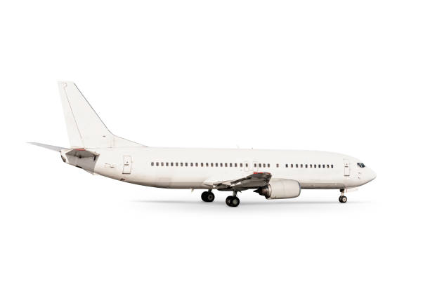 istock Passenger jetliner isolated on white background 1855429572
