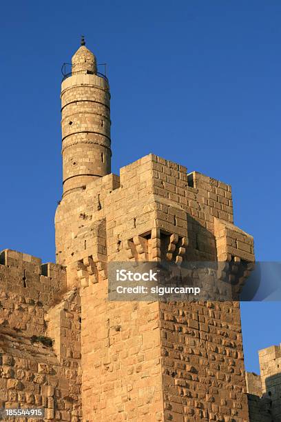 Torre Di Davide Gerusalemme Israele - Fotografie stock e altre immagini di Antica civiltà - Antica civiltà, Architettura, Arte dell'antichità