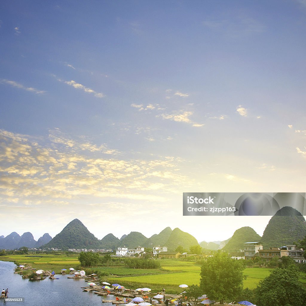 China Guilin rafting - Foto de stock de Aventura royalty-free